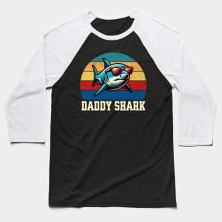 Daddy Shark Baseball T-Shirt